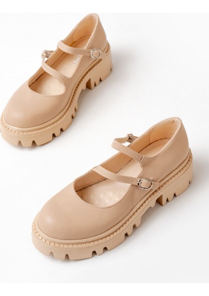 868-756 Nut Günlük Yüksek Tabanlı Loafer Ayakkabı indirimleri