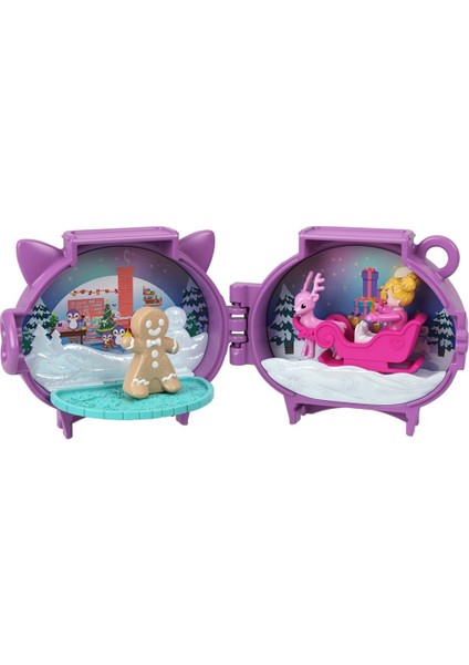 JGM53 Polly Pocket Sevimli Yılbaşı 2li Paket Oyun Seti modelleri