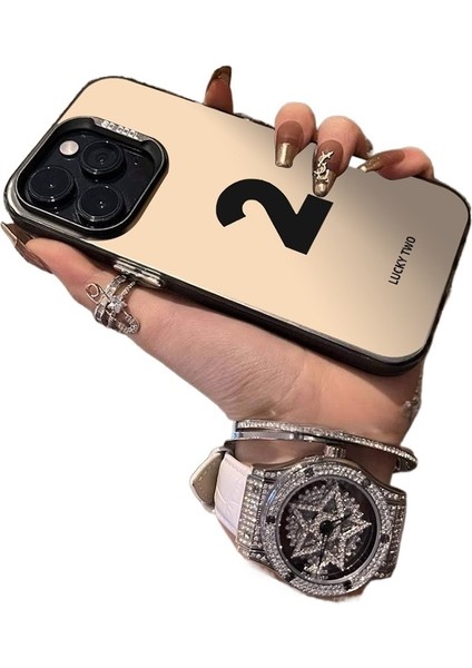 Apple iPhone 15 Plus Cep Telefonu Kılıfı Şanslı Sayı Koruyucu Kapak Kişilik Yaratıcı Için Uygundur (Yurt Dışından)