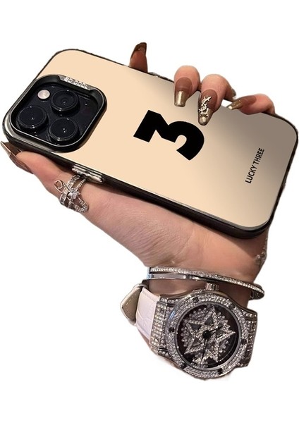 Apple IPhone 16 Pro Max Cep Telefonu Kılıfı Şanslı Sayı Koruyucu Kapak Kişilik Yaratıcı Için Uygundur (Yurt Dışından)