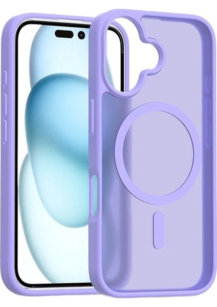 Sınır Ötesi Uygulanabilir IPHONE17 Pro Max Cep Telefonu Kılıfı Yarı Saydam Buzlu Cilt Hissi Veren Kılıf Apple Kalın Manyetik Koruyucu Kılıf (Yurt Dışından)