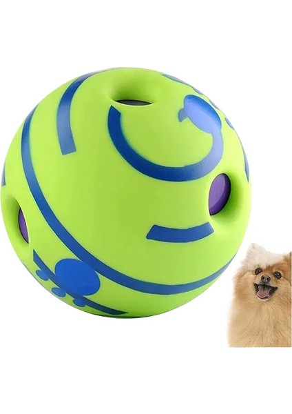 Evcil Hayvan Topu Yüksek Elastik Vinil Gıcırtılı Ses Sivri Diken Topu Yüzen Suya Dayanıklı Isırık Temiz Dişler Köpek Oyuncak Topu (Yurt Dışından)