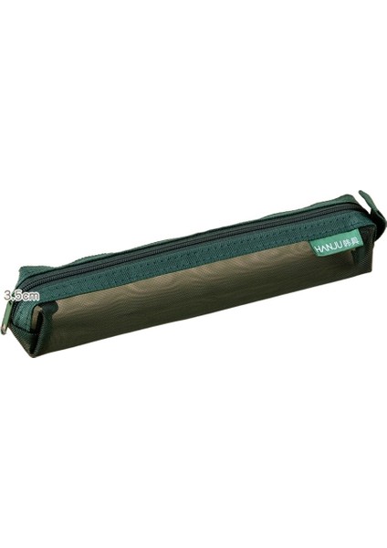 Kore Retro Renkli Mini File Kalem Kutusu Öğrenci Sınav Çantası Cetvel Kalem Kaş Kalemi Saklama Çantası Küçük Kırtasiye Çantası Uzak Dağ Yeşili (Yurt Dışından)