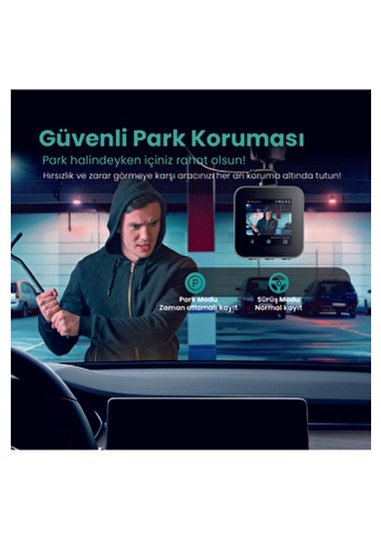 360+ Type-C Park Modu Akü Bağlantı Kablo Kiti Araç İçi Kamera İçin Gelişmiş Çözüm