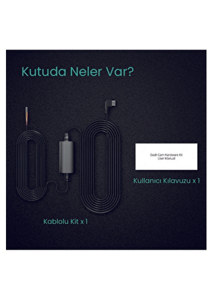 360+ Type-C Park Modu Akü Bağlantı Kablo Kiti Araç İçi Kamera İçin Gelişmiş Çözüm