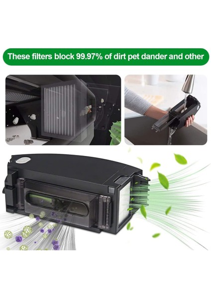 Irobot Roomba Için I7 I7+ I3 I3+ I4 I4+ I6 I6+ I8 I8+ J7 E5 E6 E7 Vakum Süpürge Ana Yan Fırça Hepa Filtre Parçaları (Yurt Dışından) modelleri