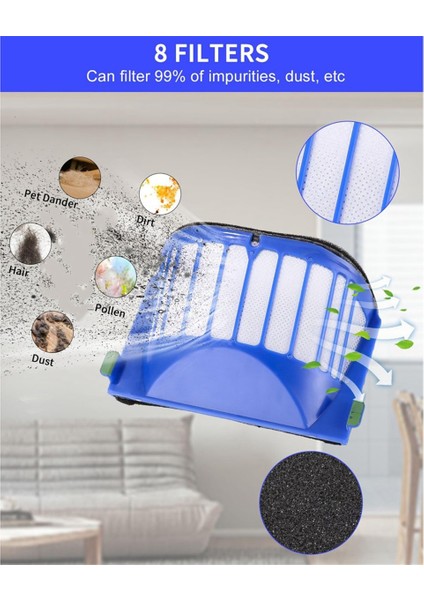 Irobot Roomba Için 600 Serisi 605 606 610 615 616 620 621 625 630 631 Ana Yan Fırça Hepa Filtre Yedek Parçaları (Yurt Dışından) indirimleri