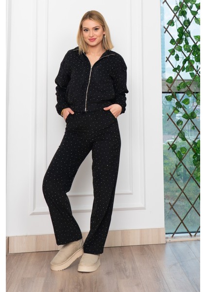 Serpme Taş Detaylı Ikili Takım 1281