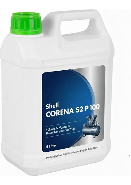 Açık-Shell Corena S2 P 100 Kompresör Yağı - 5 Litre