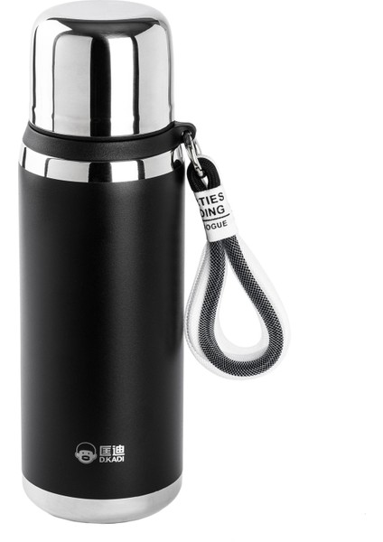 Okadı Siyah Leısure Paslanmaz Çelik Termos 700ML
