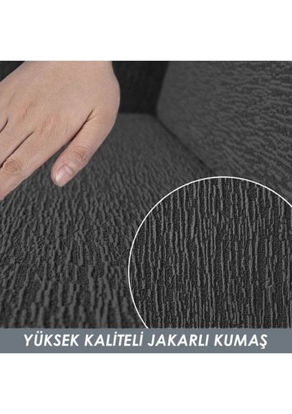 Koltuk Örtüsü 3+3+1+1 Takımı Lastikli Esnek Yıkanabilir Çekyat Kanepe Kılıfı modelleri
