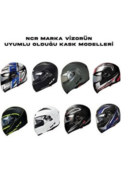 Çene Açılır Kask Camı Şeffaf Malzeme ile Yüksek Görüş Açısı Sağlar fırsatları