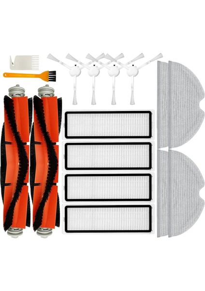 Xiaomi Mijia 1c 2c 1t Mı Robot Vakum Pop Dreame F9 Parça Aksesuarları Ana Yan Fırça Hepa Filtre Mop Bez Bezi (Yurt Dışından)