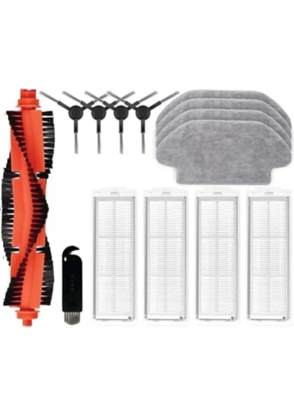 Xiaomi Mi Robot Vakum Mop 2s / Mop P / Mop Pro / XMSTJQR2S / STYTJ02YM Parçalar Ana Yan Fırça Filtre Paspası (Yurt Dışından)