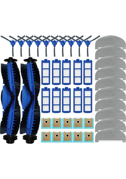 Eufy Clean G40 Hibrid+ / G35+ Roller Yan Fırça Filtre Mop Kumaşları Rag Robot Vakum Temizleyici Aksesuarları Yedek Parçalar (Yurt Dışından)