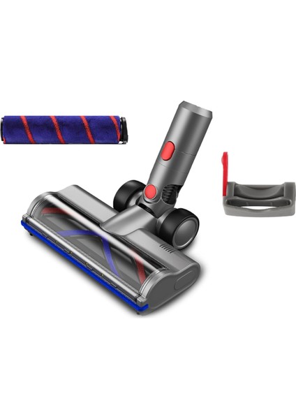 Yedek Vakum Kafa Güç Düğmesi Dyson V7 V7 V8 V10 V11 V15 Sert Zemin Ek Elektrikli Fırça Baş LED Işık (Yurt Dışından) indirimleri