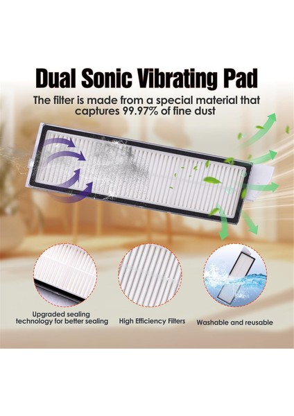 26PCS Vakum Fırçası ve Filtre Kiti Roborock Için S8 Maxv Ultra Vakum Süpürge Aksesuarları (Yurt Dışından) indirimleri