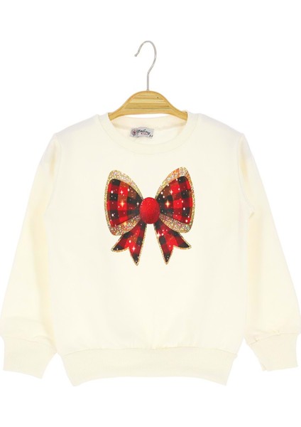 Fiyonk Baskılı Iki Iplik Şardonlu Sweatshırt - Ekru - 2 Yaş - ERL50682.0-EKRU-2 Yaş Ekru