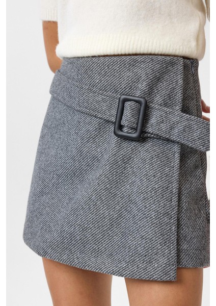 Kuşaklı Kaşe Şort Etek fiyatları