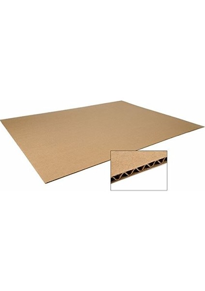 100X120CM 3mm Oluklu Mukavva Karton 30LU Paket - Oluklu Karton - Proje Kartonu