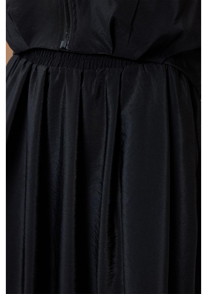 Pilili Lastikli Paraşüt Etek modelleri