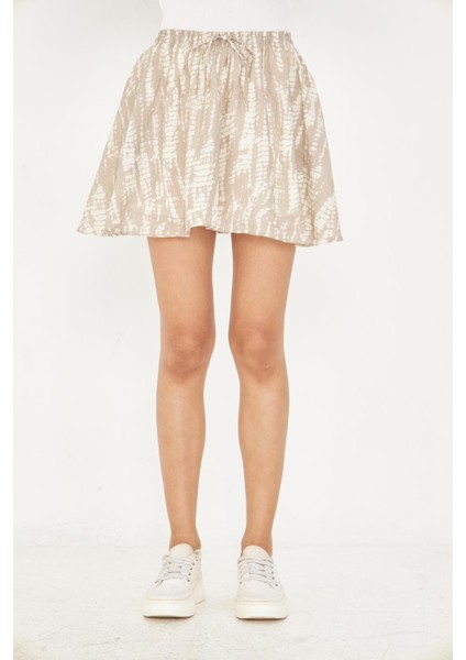 Desenli Mini Etek modelleri