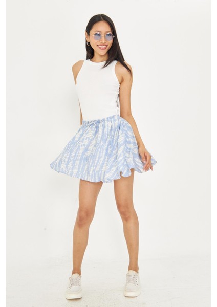 Desenli Mini Etek fiyatları