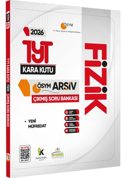 2026 YKS-TYT Fizik Kimya Biyoloji (FKB) Kara Kutu Çıkmış Soru Bankası 3lü Set K. Özetli Çözümlü modelleri