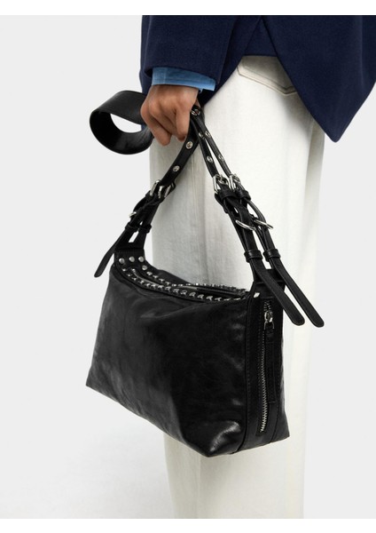 Zımba Detaylı Omuz Çantası fiyatları