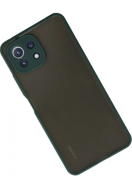 Xiaomi Mi 11 Lite Kılıf Montreal Silikon Kapak - Yeşil fiyatları