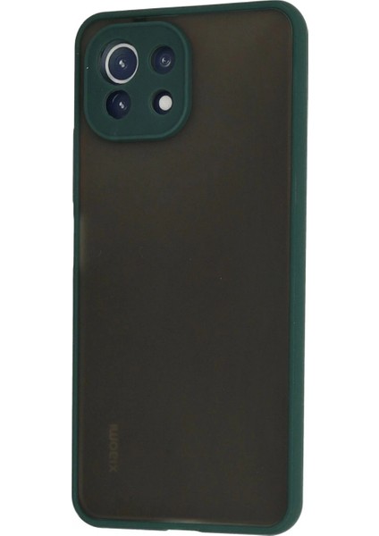 Xiaomi Mi 11 Lite Kılıf Montreal Silikon Kapak - Yeşil modelleri