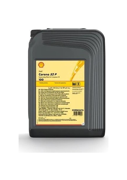 Corena S2 P 100 Kova 20 Litre - Kompresör Yağı indirimleri