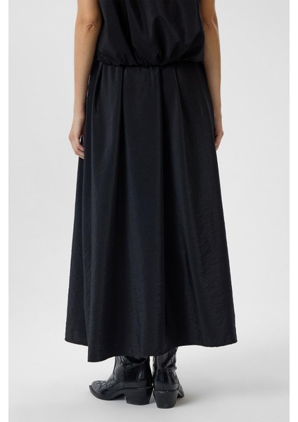 Pilili Lastikli Paraşüt Etek