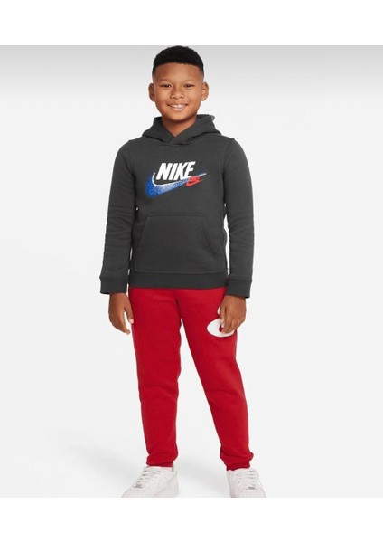 Sportswear Hoodie Gri Erkek Çocuk Sweatshirt modelleri