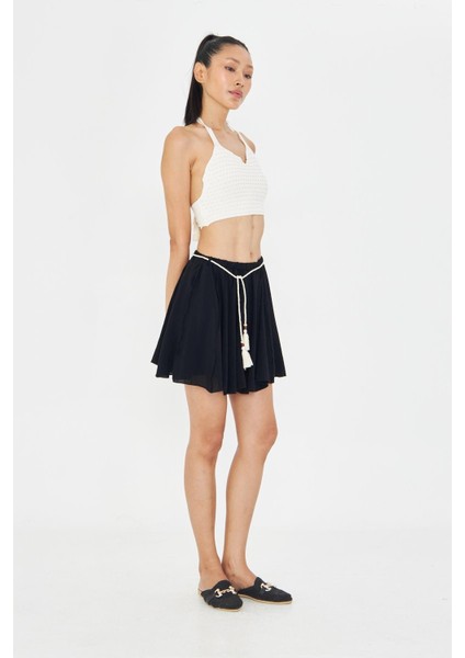 Parçalı Mini Etek