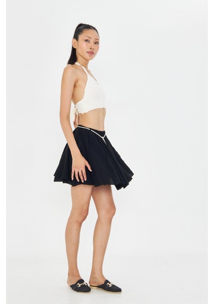 Parçalı Mini Etek