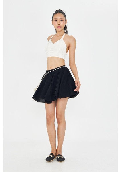 Parçalı Mini Etek