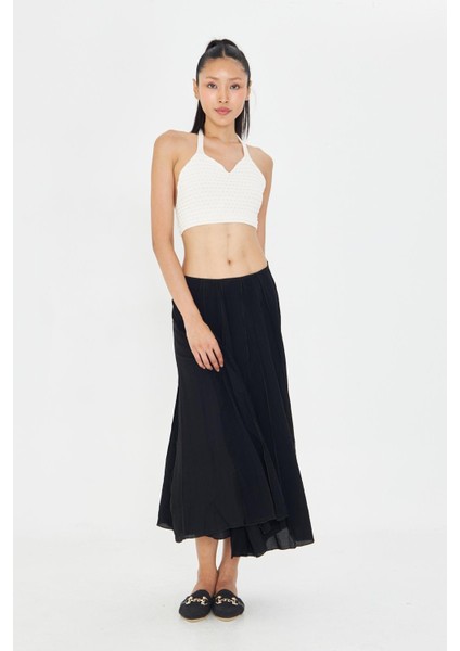 Parçalı Ince Midi Etek