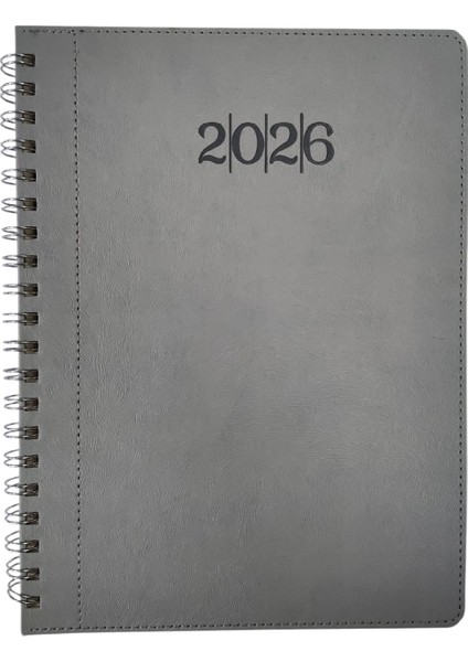 2026 Haftalık Ajanda Spiralli 20X28