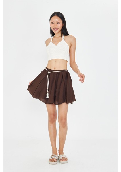 Parçalı Mini Etek