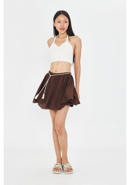 Parçalı Mini Etek
