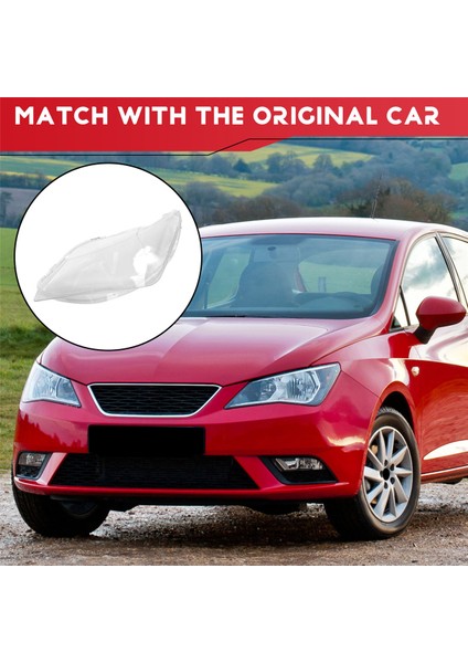 Koltuk Için Ibiza 2012-2017 Araba Far Kapağı Lens Far Kabuğu Pleksiglas Lamba Gölge Şeffaf Abajur Ön Sol (Yurt Dışından) indirimleri