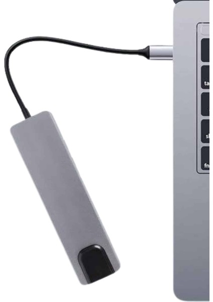 Resveq USB Type-C Hub Dönüştürücü Çevirici Çoklayıcı Macbook Çevirici 8 Portlu modelleri