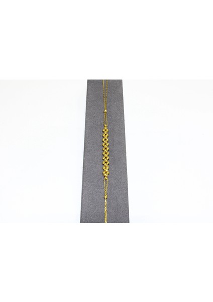 14 Ayar Altın Dorikalı Bileklik Künye