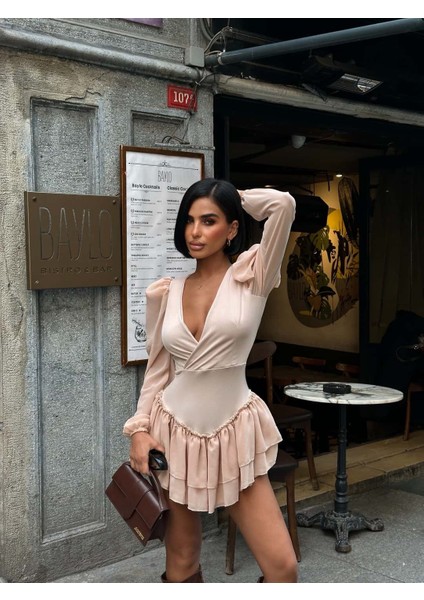 Iris Vatkalı Mini Elbise modelleri