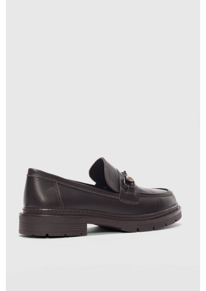 Ardell Metal Toka Aksesuarlı Kadın Loafer- Acı Kahve fiyatları