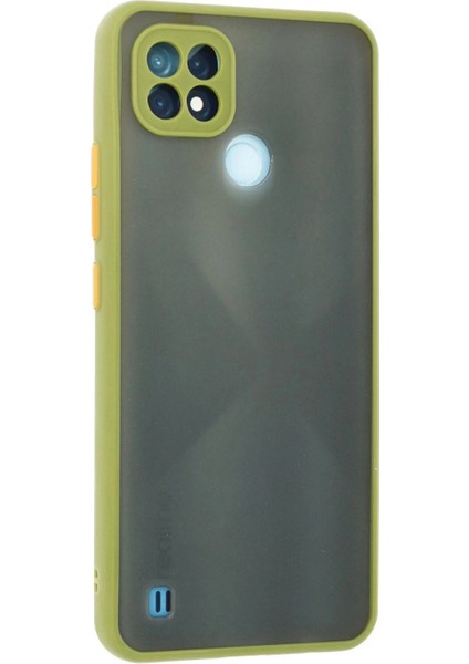 Realme C21 Kılıf Montreal Silikon Kapak - Açık Yeşil modelleri