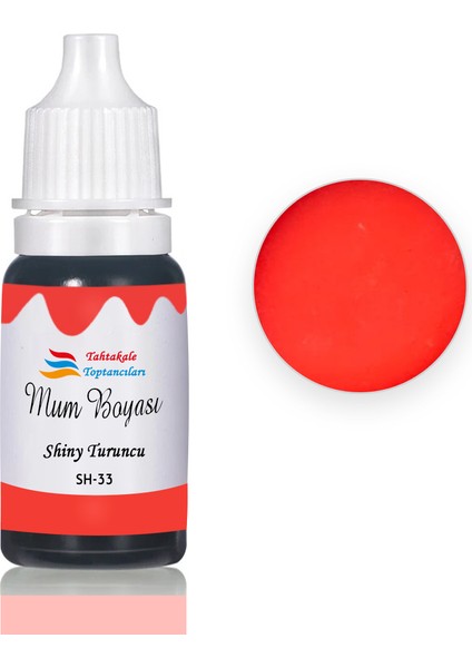 Mum Boyası Sıvı Pigment Boya 20 ml Shiny Turuncu - SH33