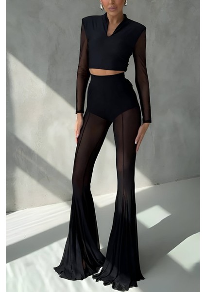 Tül Pantolon & Vatkalı Bluz Takım fiyatları