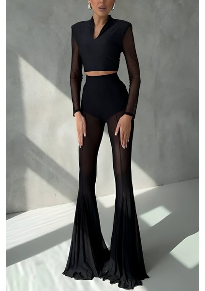 Tül Pantolon & Vatkalı Bluz Takım indirimleri